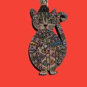 Colorful Cat Necklace Chain and Pendant